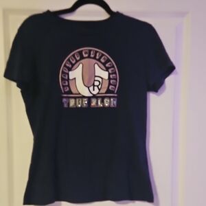 True Religion Navy Graphic Tee